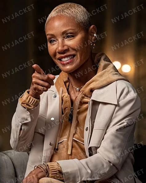 Jada Pinkett Smith Jacket Women S Latest Trending Beige Jacket