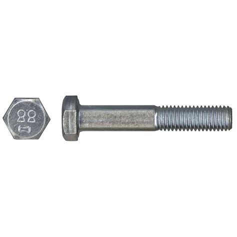 Paulin M6 100 X 16mm Class 88 Metric Hex Cap Screw Din 933 Zinc Plated The Home Depot Canada