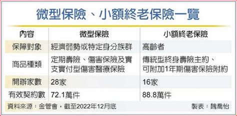 小額終老、微型保險 去年紅不讓 金融 工商時報