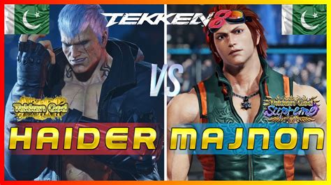 Tekken 8 TK Haider Ali Bryan Vs Majnoon Hwoarang Ranked Matches