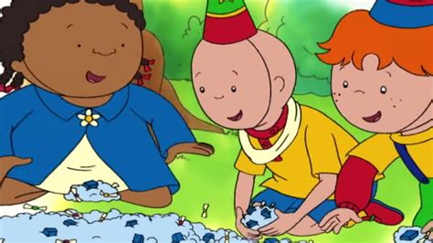 Funny Animated Cartoon Caillou Rides His Bike Watch Cartoon Online