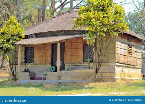 A Typical Village Hut House. Tourist House in the Village of Zinda Park Stock Photo - Image of ...