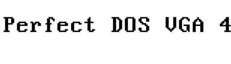 Perfect Dos Vga 437 Font