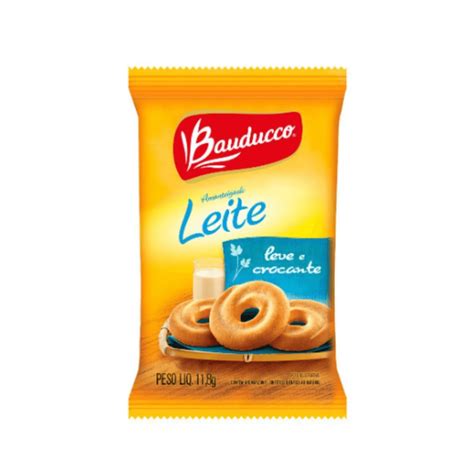 Biscoito Amanteigado Leite Bauducco Sachê 11 8g 2 embalagens