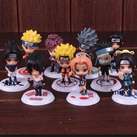 Jual Action Figure Naruto Chibi Per 1 Pcs Hiasan Miniatur Pajangan