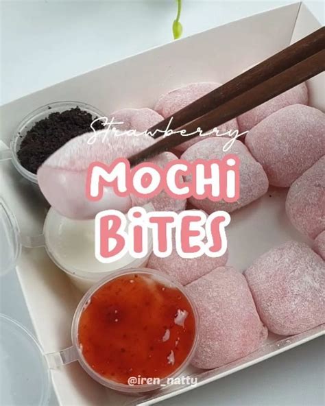 Resep Stawberry Mochi Bites Manis Dan Lembut Di Mulut Indozone Food