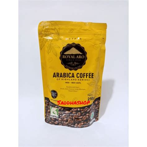 Jual Kopi Arabika Kerinci Jambi Arabica Coffe Royal Aro Kopi Bubuk