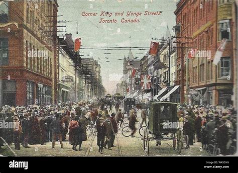 Corner King And Yonge Streets Toronto Canada Stock Photo Alamy