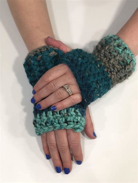 Crochet Fingerless Gloves | AllFreeCrochet.com