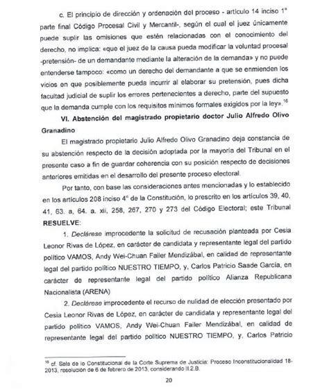 Tse Rechaza El Recurso De Nulidad De Las Elecciones Al Considerar Que