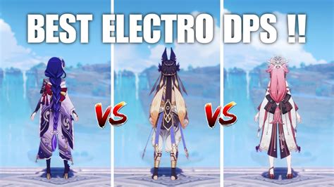 Who Is The BEST ELECTRO DPS Raiden Vs Cyno Vs Yae Miko Genshin