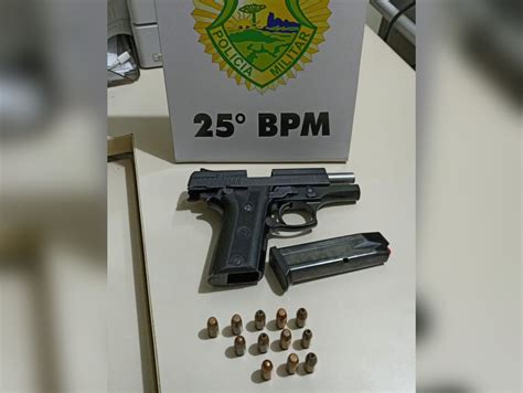 Homem é Preso Pela Pm Ao Ser Flagrado Com Arma De Fogo Em Altônia