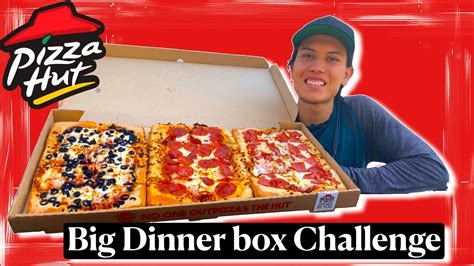 Pizza Hut Big Dinner Box Challenge Youtube