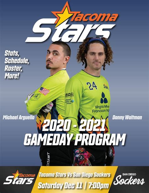 TACOMA STARS VS SAN DIEGO SOCKERS // DEC 11 by Tacoma Stars - Issuu