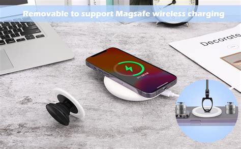 Gcqoo Luminous Magnetic Base For Popsocket Removable Cell