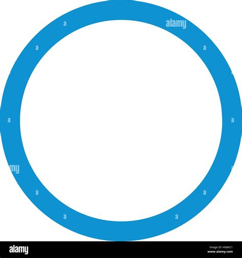 Light Blue Circle Frame Stock Vector Image Art Alamy