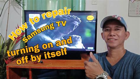 How To Repair Samsung TV Turning On And Off By Itself YouTube