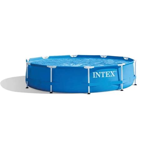 Piscine Intex Metal Frame Ronde X M Avec Pompe Spacenet