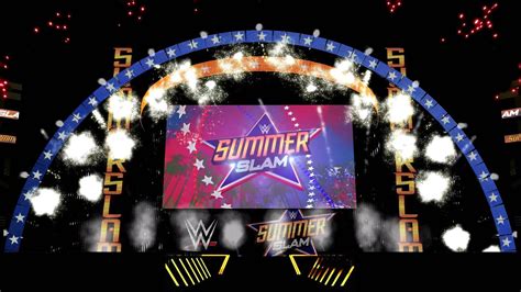 Wwe Summerslam 2014 Opening Pyro Concept Youtube