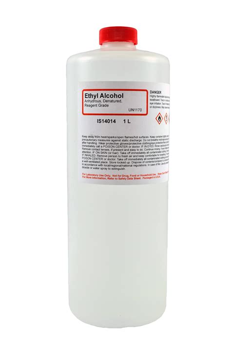 Ethyl Alcohol Anhydrous Denatured Reagent Grade Liter Nebraska