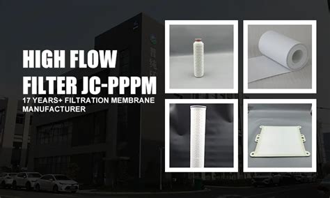 Cheap Wholesale 20 50 100um Long Lifespan Jc Pppm High Flow Filter