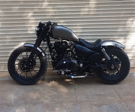 This Modified Royal Enfield Thunderbird 350 Looks Aggressive Atelier