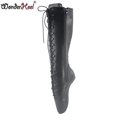 Wonderheel Hot New Extreme High Heel 18cm Heel Heelless Ballet Knee