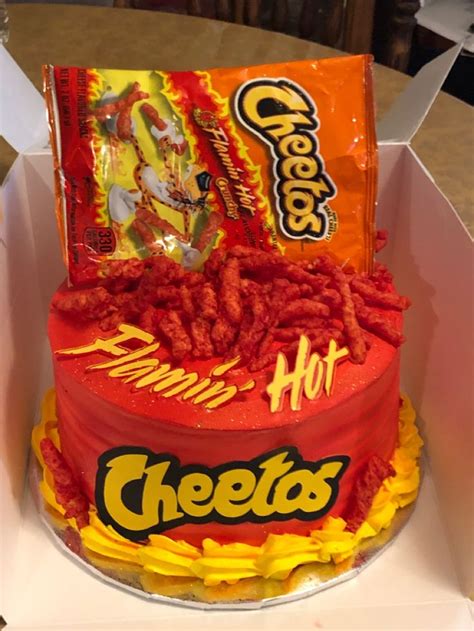 Hot Cheetos Cake Idea In 2024 Cool Birthday Cakes Super Cool Cakes