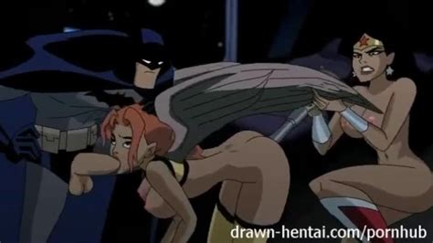 Liga De La Justicia Hentai Dos Chicas Para Batman Dick