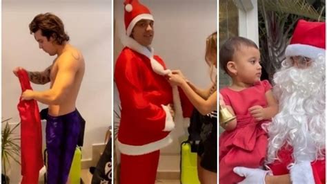 Luan Santana Se Veste De Papai Noel E Faz Surpresa Para Afilhada 26