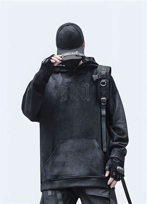 Vintage Black Hoodie – Techwear Australia