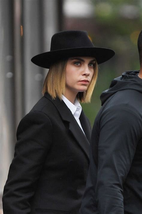 Photo: cara delevingne hat pink slippers ahs set 04 | Photo 4941518 ...