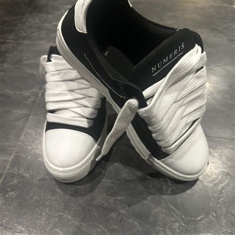 Black And White Numeris Trainers Brand New Condition Depop