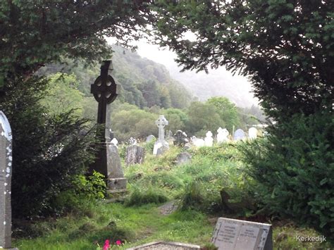 "Glendalough Monastery, Ireland" by Kerkedijk | Redbubble