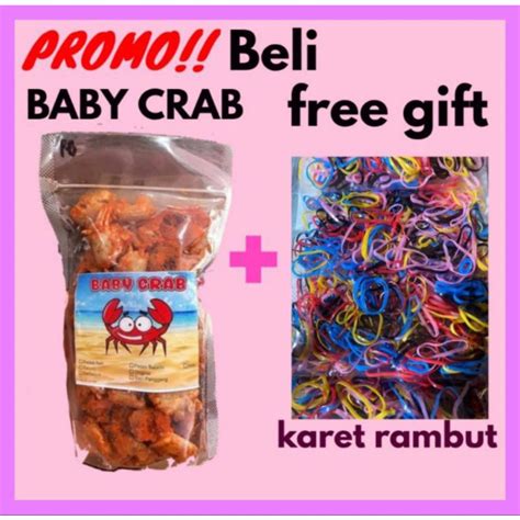 Jual Baby Crab Crispy Renyah Gr Accessories Wanita Karet Rambut