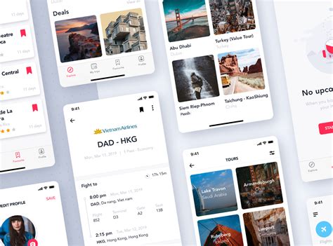 Travel App Ui Kit By Hoangpts On Dribbble