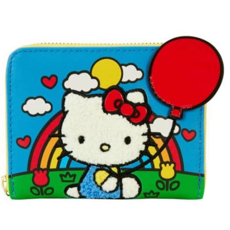 Loungefly Sanrio Hello Kitty 50th Anniversary Chenille Kitty Zip Around Wallet 1 Unit Fry’s