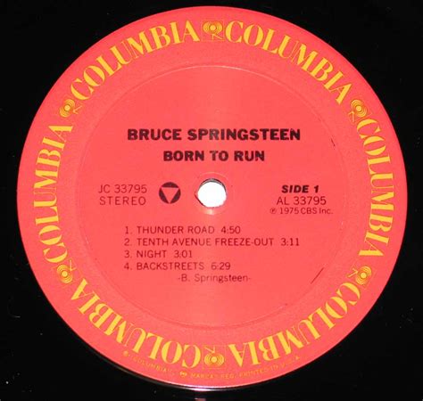 BRUCE SPRINGSTEEN BORN TO RUN GATEFOLD Cover Album Cover Gallery & 12" Vinyl LP Discography ...