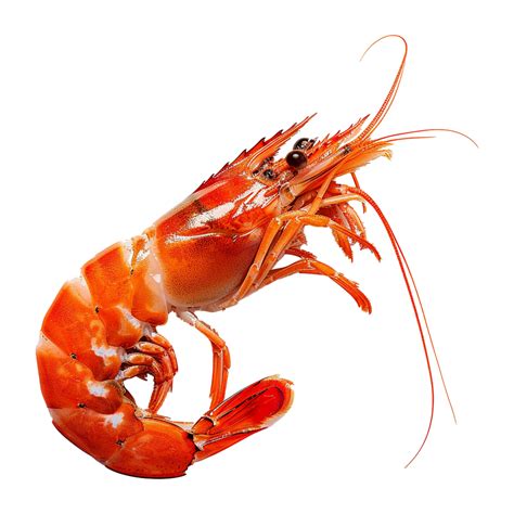 AI generated Red shrimp isolated on transparent background png 40325679 PNG