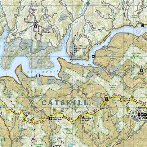 Catskill Mountains Map