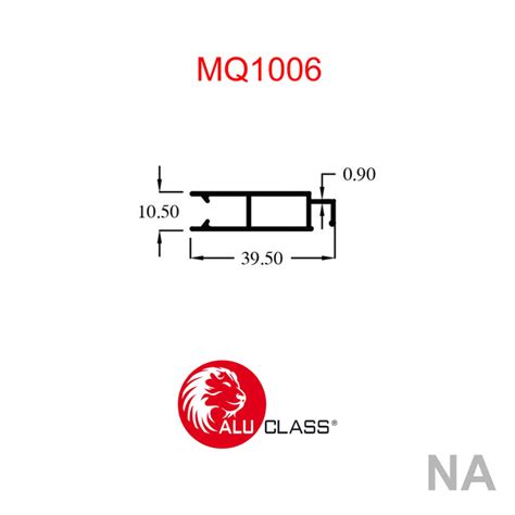 Aluminum Extrusion Insect Screen Frame Profile Thickness 0 90mm Mq1006 — Aluclass My