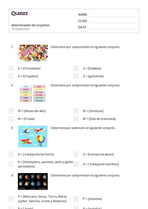 Matem Ticas Hojas De Trabajo Para Grado En Quizizz Gratis E