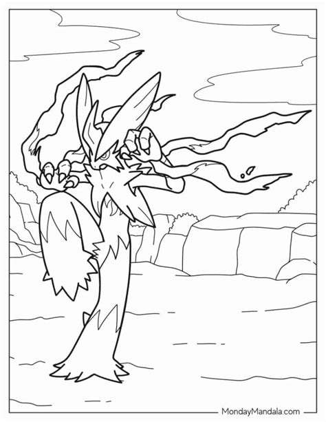 Mega Blaziken Coloring Page Coloring Pages