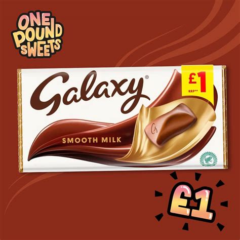 Galaxy Milk Chocolate Block Retro Sweets Buy Sweets Online One