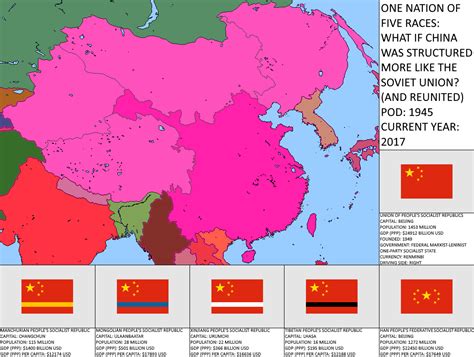 One Nation Of Five Races What If China Was More Like The Soviet Union