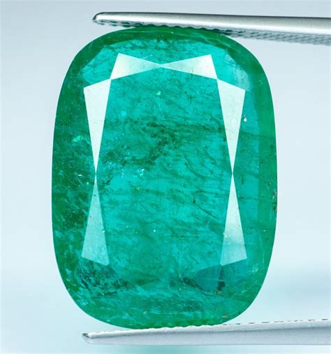 No Reserve Intense Green Zambian Emerald 14 40 Ct Catawiki