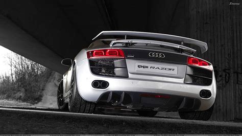 Back Pose Of Ppi Audi R Razor In Silver Color Audi R Computer Hd