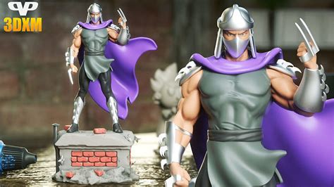 Shredder Tmnt Stl For 3d Printing Chibistl 3dxm 3d Model 3d Printable