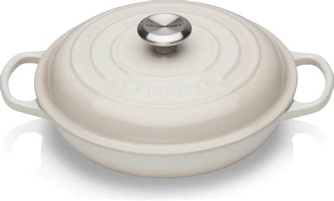 Le Creuset Meringue Signature Cast Iron Round Med Lock 2 L 26 Cm Pris