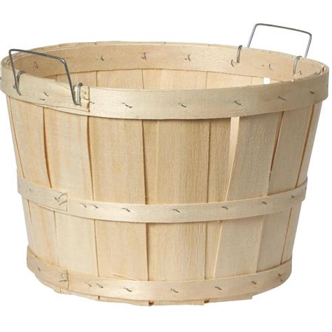 Wooden 1/2 Bushel Basket, with Handles | Home Hardware